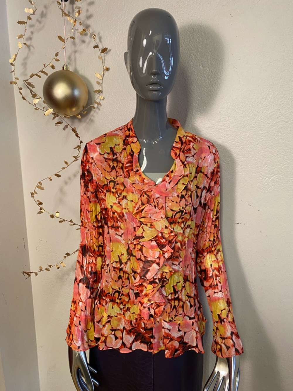Style & Co Print Blouse, 10P